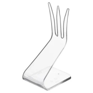 Держатель креманка &quot;Трезубец&quot; прозрачная (15/180 шт.) 5117п
