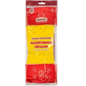 Перчатки резиновые прочные "Premium Pro Textop" XL (1 пара) (1/12/120 шт.) Т244