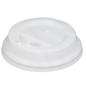 Крышка для стакана (d-80 мм) закрытый питейник БЕЛАЯ Чайковский пластик (1001000 шт.)