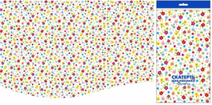 Скатерть ПВД 120х180 (35 мкм) Лужайка (150 шт.) Интерпак