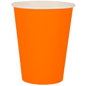 Стакан ГН 350 мл (d-90 мм) бумажный Оранжевый (501000 шт.) ЛигаПак