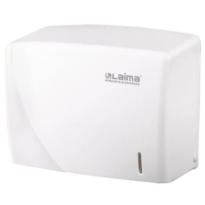 Диспенсер для полотенец Z  V-сложения белый LAIMA PROFESSIONAL ORIGINAL (18 шт.) 605761 1