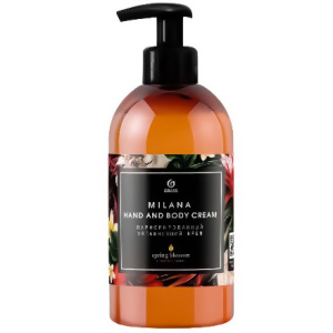 Крем парфюм. 0,3 л "Milana Hand and Body Cream Spring Blossom" увлажняющий "GRASS" (1/6 шт.) 145003