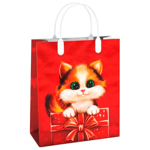 Пакет мягкий пластик 23х27 (150 мкм) "Котенок" лам. (10/40 шт.) Интерпак