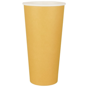 Стакан ГН 500 мл (d-90 мм) бумажный КРАФТ - печать (45720 шт.) ViRiDo