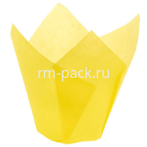 Форма бумажная Тюльпан 5,0х8,0 желтая (2002400 шт.) 716050PG