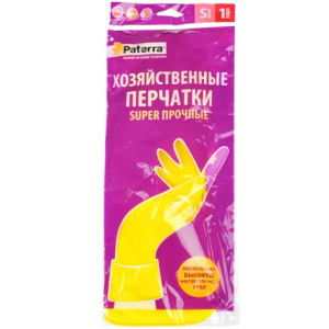 Перчатки резиновые Супер прочные "Paterra" XL (1 пара) (1/120 шт.) 402-396 АКЦИЯ