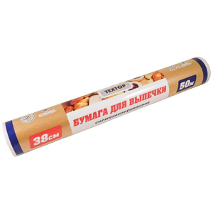 Пергамент силиконизированный для выпекания 38 см х 50 коричневый Textop ProBake (112 шт.) Т149