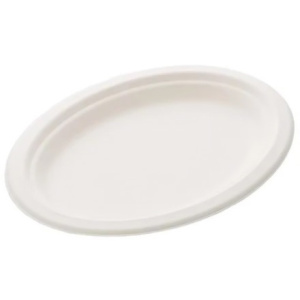 Тарелка биоразлагаемая белая (овал) 260х200 (50900 шт.)