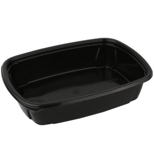 Дно контейнера К-230х170х50 (PP) черное 1000 мл СтиролПласт (50300 шт.)