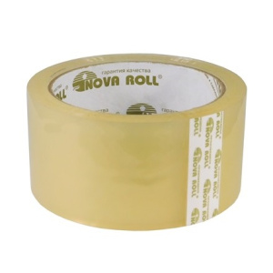 Лента клейкая (43мкм) 48мм 66м прозрачная Нова Ролл 204 арт. 0120-434X (636 шт.)