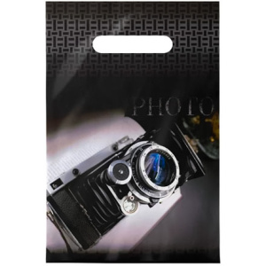 Пакет с прорубной ручкой ПВД 20х30 (30 мкм) Кадр (1002000 шт.) Интерпак