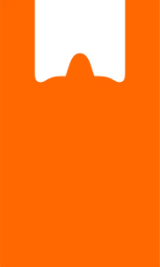 324 Нулёвка ОРАНЖЕВЫЙ 300х500