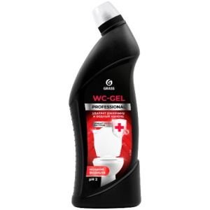Средство чистящее для сантехники 0,75 л "WC-gel" "GRASS Professional" (1/12 шт.) 125535