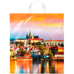 Пакет с петлевой ручкой ПНД 38х42 (40 мкм) "Тихая гавань" (25/500 шт.) Интерпак