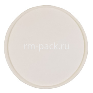 Round Bowl (d-100) КРЫШКА картонная БЕЛАЯ white lid (30/450 шт.) OSQ