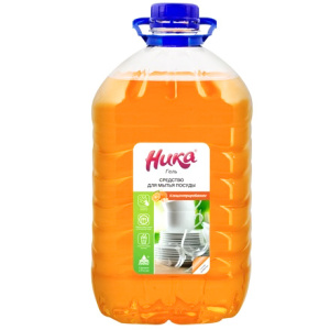 Средство моющее для посуды 5,0 л Ника ГЕЛЬ (14 шт.)