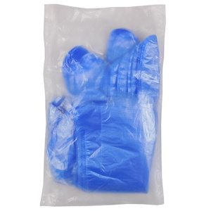 Перчатки одноразовые ПНД (100 шт.) 60 гр., размер L СИНИЕ (1100 шт.)
