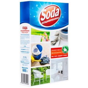 Сода кальцинированная 600 г карт. коробка Эколь (120 шт.)