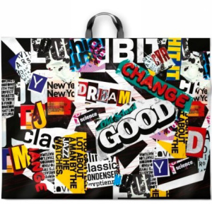 Пакет с петлевой ручкой ПВД 71х55 (90 мкм) Билборд  (25200 шт.) Интерпак