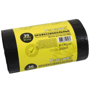 Мешок дмусора ПНД 30 л (50 шт.) рулон ПРОФИ (112 шт.) ПФ-305012