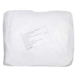 Халат одноразовый на липучке Белый в ПНД (5 шт.) (120 шт.)