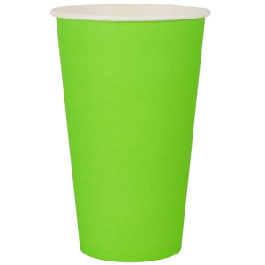 Стакан ГН 400 мл (d-90 мм) бумажный Зеленый (501000 шт.) ЛигаПак