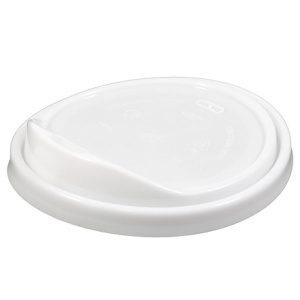 Крышка для стакана (d-90 мм) с открытым питейником box4food белая тип З (501000 шт.) 3016Б