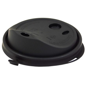 Крышка для стакана (d-80 мм) тип К с питейником черная ВЗЛП (501000 шт.) 3020ч 1