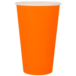 Стакан ГН 400 мл (d-90 мм) бумажный Оранжевый (501000 шт.) ЛигаПак