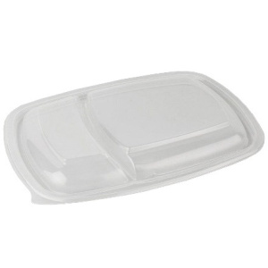 Крышка к контейнеру К-230-2К (PP) прозрачная СтиролПласт (50300 шт.)