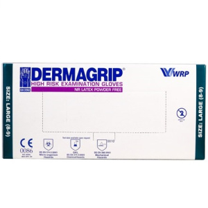 Перчатки латексные DERMAGRIP High Risk L (50 шт.) (110 шт.)