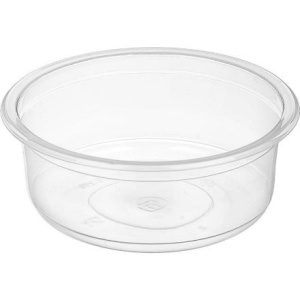 Дно контейнера СпК-115-250 мл прозрач. (D-115, H-43.6мм) СтиролПласт  (50 шт.500 шт.)