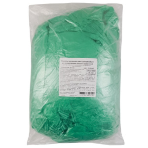 Бахилы 39 см х 14 см Экстра Плюс EleGreen зеленые по 100 шт. (140 шт.) ПНД-152р-З