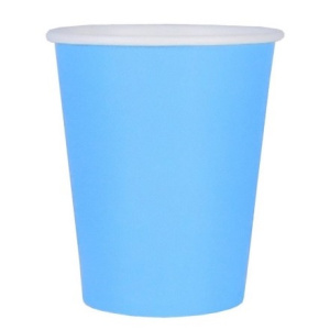 Стакан ГН 250 мл. (d 80 мм) бумажный Тиффани(Бирюзовый) ViRiDo (501000 шт.)