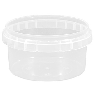 Контейнер круглый 210 мл (Н-49 D-93) упорное кольцо+конт.замок (280 шт.) Перинт бк