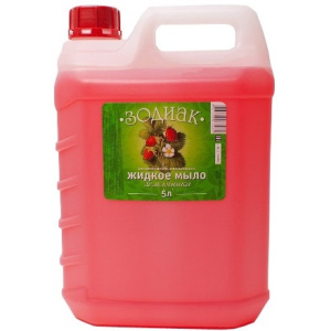 Мыло жидкое 5,0 л "Зодиак" Земляника "АМС-Медиа" К10-4