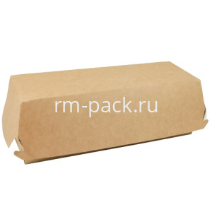 Упаковка для хот-дога С КРЫШКОЙ HD BOX (50400 шт.) OSQ
