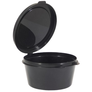 Соусник 80 мл верхнее закрытие (1001100 шт.) Ск8024ч Терсис ЧЕРНЫЙ 1