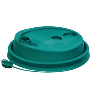 Крышка для стакана (d-80 мм) box4food со СЪЕМНЫМ питейником темно-зеленая (501000 шт.) 3002МТ-З