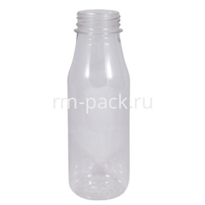 Бутылка ПЭТ 0,3 л (бесцветная) молочная (D-3.8см) (150 шт.) без ребер УралПэт