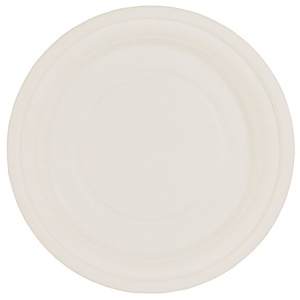 Тарелка биоразлагаемая d-180 белая (кукурузный крахмал) (50500 шт.)