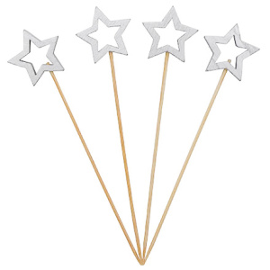 Пики деревянные 120 мм &quot;Большая Звезда&quot; (100 шт.) (1/40 шт.)