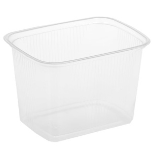 Дно контейнера 350 г прямоугольный (108х82х69) Алькор (1000 шт.)