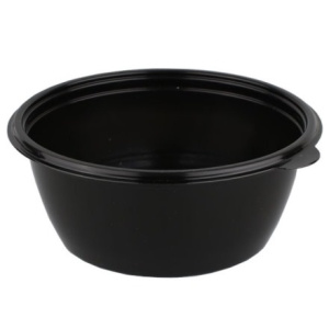 Дно контейнера СпК-144-350 мл черное (D-144, H-47 мм) СтиролПласт (50300 шт.)
