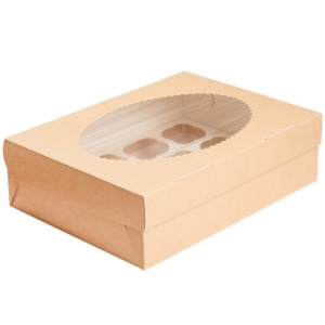 Упаковка для маффинов MUF 12 (100 шт.) ECO