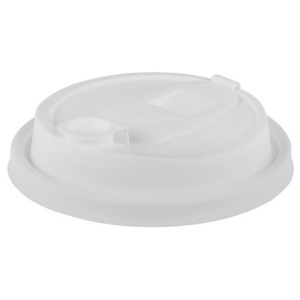 Крышка для стакана (d-90 мм) box4food белая матовая тип Е (50800 шт.) 3014Б