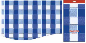 Скатерть ПВД 120х220 (35 мкм) Банкет (150 шт.) Интерпак