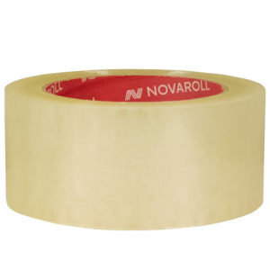 Лента клейкая (38 мкм) 48 мм х 120 м прозрачная "NOVAROLL 202" арт.0120-2440Х (6/24 шт.)