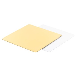 Подносы прямоуг.(1,5мм) Кондитер 300400 золотобелый жемчуг (50 шт.)